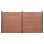 Set braune WPC-Zaunpaneele 353x186 cm von , Zaunpaneele - Ref: Foro24-3211830, Preis: 604,78 €, Rabatt: %