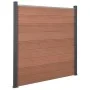 Set braune WPC-Zaunpaneele 353x186 cm von , Zaunpaneele - Ref: Foro24-3211830, Preis: 604,78 €, Rabatt: %
