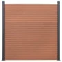 Set braune WPC-Zaunpaneele 353x186 cm von , Zaunpaneele - Ref: Foro24-3211830, Preis: 604,78 €, Rabatt: %