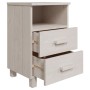 Mesitas de noche 2 uds HAMAR pino macizo blanco 40x35x62 cm de vidaXL, Mesitas de noche - Ref: Foro24-340417, Precio: 97,49 €...