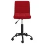 Silla de oficina giratoria de terciopelo rojo tinto de , Sillas de oficina - Ref: Foro24-334362, Precio: 75,08 €, Descuento: %