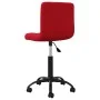 Silla de oficina giratoria de terciopelo rojo tinto de , Sillas de oficina - Ref: Foro24-334362, Precio: 75,08 €, Descuento: %