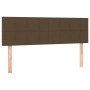 Cabeceros 2 unidades tela marrón oscuro 72x5x78/88 cm de , Cabeceros y pies de cama - Ref: Foro24-346049, Precio: 58,85 €, De...