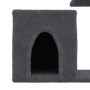 Rascador para gatos con postes de sisal gris oscuro 50,5 cm en Mobiliario para gatos | Comprar online en Foru.es