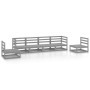 Muebles de jardín 6 piezas gris madera de pino maciza de , Conjuntos de jardín - Ref: Foro24-3075401, Precio: 434,41 €, Descu...
