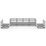 Muebles de jardín 6 piezas gris madera de pino maciza de , Conjuntos de jardín - Ref: Foro24-3075401, Precio: 434,41 €, Descu...