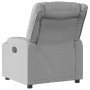 Sillón reclinable eléctrico tela gris claro en Sillones | Comprar online en Foru.es