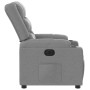Sillón reclinable eléctrico tela gris claro en Sillones | Comprar online en Foru.es