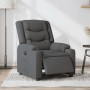 Sillón reclinable eléctrico de tela gris oscuro en Sillones | Comprar online en Foru.es