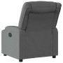 Sillón reclinable eléctrico de tela gris oscuro en Sillones | Comprar online en Foru.es