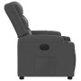 Sillón reclinable eléctrico de tela gris oscuro en Sillones | Comprar online en Foru.es