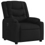 Sillón reclinable eléctrico de tela negro en Sillones | Comprar online en Foru.es