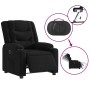 Sillón reclinable eléctrico de tela negro en Sillones | Comprar online en Foru.es