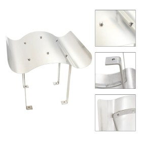 Sombrerete de chimenea de acero inoxidable plateado de vidaXL, Accesorios para hornos de leña y chimeneas - Ref: Foro24-14298...