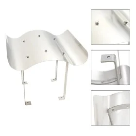 Sombrerete de chimenea de acero inoxidable plateado de vidaXL, Accesorios para hornos de leña y chimeneas - Ref: Foro24-14298...