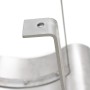 Sombrerete de chimenea de acero inoxidable plateado de vidaXL, Accesorios para hornos de leña y chimeneas - Ref: Foro24-14298...