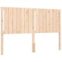 Estructura de cama con cabecero madera maciza 160x200 cm de , Camas y somieres - Ref: Foro24-3192956, Precio: 153,43 €, Descu...