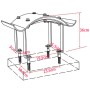 Sombrerete de chimenea de acero inoxidable plateado de vidaXL, Accesorios para hornos de leña y chimeneas - Ref: Foro24-14298...