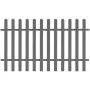 WPC garden picket fence 200x120 cm by vidaXL, fenced with pickets - Ref: Foro24-42821, Price: 100,22 €, Discount: %