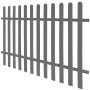 Valla de estacas de jardín de WPC 200x120 cm de vidaXL, Cercados con estacas - Ref: Foro24-42821, Precio: 151,95 €, Descuento: %