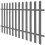 WPC garden picket fence 200x120 cm by vidaXL, fenced with pickets - Ref: Foro24-42821, Price: 100,22 €, Discount: %