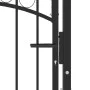 Gartentor mit Oberbogen aus schwarzem Stahl 100x125 cm von , Gartentore - Ref: Foro24-146369, Preis: 170,80 €, Rabatt: %