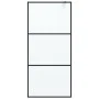 Duschwand aus schwarz mattiertem ESG-Glas, 90 x 195 cm von , Duschwände und Duschwände - Ref: Foro24-152111, Preis: 153,67 €,...