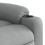 Sillón reclinable de masaje eléctrico tela gris claro en Sillones | Comprar online en Foru.es