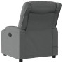 Sillón reclinable de masaje eléctrico tela gris oscuro en Sillones | Comprar online en Foru.es
