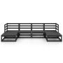 Juego de muebles de jardín 6 piezas madera maciza de pino de , Conjuntos de jardín - Ref: Foro24-3076068, Precio: 437,94 €, D...