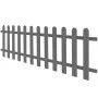 WPC garden stake fence 200x60 cm by vidaXL, fenced with pickets - Ref: Foro24-42818, Price: 71,39 €, Discount: %