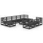 Juego de muebles de jardín 11 piezas madera maciza de pino de , Conjuntos de jardín - Ref: Foro24-3076118, Precio: 835,23 €, ...
