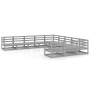 Juego de muebles de jardín 11 piezas madera maciza de pino de , Conjuntos de jardín - Ref: Foro24-3076016, Precio: 833,06 €, ...