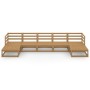 Juego de muebles de jardín 7 piezas madera maciza de pino de , Conjuntos de jardín - Ref: Foro24-3076077, Precio: 464,06 €, D...