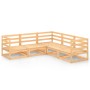 Juego de muebles de jardín 5 piezas madera maciza de pino de , Conjuntos de jardín - Ref: Foro24-3075724, Precio: 277,63 €, D...