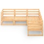 Juego de muebles de jardín 5 piezas madera maciza de pino de , Conjuntos de jardín - Ref: Foro24-3075724, Precio: 277,63 €, D...