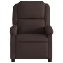 Sillón de masaje reclinable de tela marrón oscuro de , Sillones - Ref: Foro24-371768, Precio: 206,24 €, Descuento: %