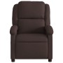 Sillón de masaje reclinable de tela marrón oscuro de , Sillones - Ref: Foro24-371768, Precio: 209,45 €, Descuento: %