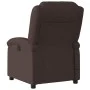 Sillón de masaje reclinable de tela marrón oscuro de , Sillones - Ref: Foro24-371768, Precio: 206,24 €, Descuento: %