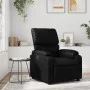 Sillón reclinable de cuero sintético negro de , Sillones - Ref: Foro24-373434, Precio: 211,76 €, Descuento: %