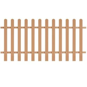 WPC garden stake fence 200x100 cm by vidaXL, fenced with pickets - Ref: Foro24-42824, Price: 82,21 €, Discount: %