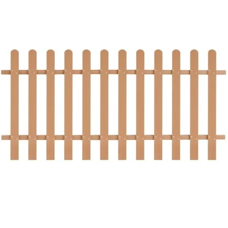WPC garden stake fence 200x100 cm by vidaXL, fenced with pickets - Ref: Foro24-42824, Price: 82,21 €, Discount: %