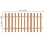 WPC garden stake fence 200x100 cm by vidaXL, fenced with pickets - Ref: Foro24-42824, Price: 82,21 €, Discount: %