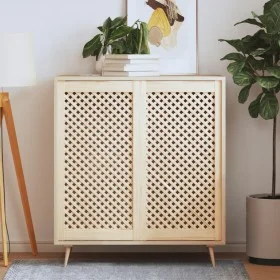 Gittertüren für Schrank, 2 Stück, Kiefernholz, 49,5x99 cm. von , Schranktüren - Ref: Foro24-372797, Preis: 78,24 €, Rabatt: %