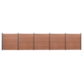 Juego de paneles de valla WPC marrón 872x186 cm de , Paneles de vallas - Ref: Foro24-3211834, Precio: 1,00 €, Descuento: %
