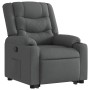 Sillón reclinable elevable de tela gris oscuro en Sillones | Comprar online en Foru.es