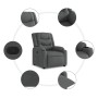 Sillón reclinable elevable de tela gris oscuro en Sillones | Comprar online en Foru.es