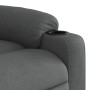 Sillón reclinable elevable de tela gris oscuro en Sillones | Comprar online en Foru.es