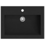 Lavabo de granito negro 600x450x120 mm de vidaXL, Lavabos - Ref: Foro24-142962, Precio: 123,07 €, Descuento: %