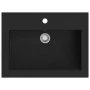 Lavabo de granito negro 600x450x120 mm de vidaXL, Lavabos - Ref: Foro24-142962, Precio: 109,19 €, Descuento: %